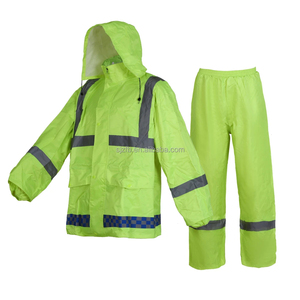 Vente directe d'usine de combinaisons de pluie légères haute visibilité pour motos - Product Image 1