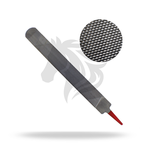 Raspador de Pezuñas Heller Rojo de 14 Pulgadas, Herramienta de Herrador, Cuidado Profesional de Pezuñas de Caballos, Uso para Recorte - Product Image 1