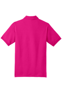 เสื้อยืดโปโลผู้ชายน้ำหนักมาก220-280gsm โลโก้ได้ตามต้องการเสื้อยืดกอล์ฟปักลายเสื้อลำลองแบบถักสีพื้น - Product Image 2