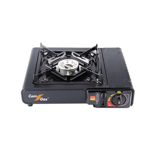 Fornello a gas compatto Comgas nero per bombola/cartuccia di gas (BS-102 DUAL) - Product Image 3