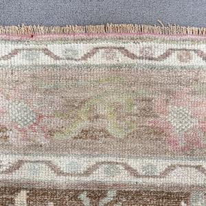 Vintage Turkish Rug, 0.4x8.4 ft Rug, <b>Red</b> <b>Runner</b> Oriental Rug - Product Image 5