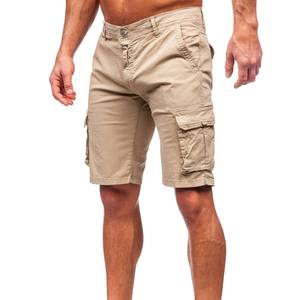 Pantalones cortos cargo de alta calidad al por mayor para ropa de verano/Último diseño pantalones cortos cargo informales para hombre de calle teñidos lisos para exteriores - Product Image 6