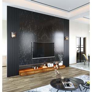 Produit en marbre de qualité supérieure Java Noir, dalle fine contemporaine Unionstone - Product Image 5