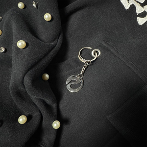 เครื่องแต่งกายแนวสตรีทไข่มุกเทอร์รี่ทำจากผ้าฝ้าย100% มีฮู้ดสำหรับผู้ชายเสื้อฮู้ดสไตล์บ็อกซี่รับน้ำหนัก - Product Image 4