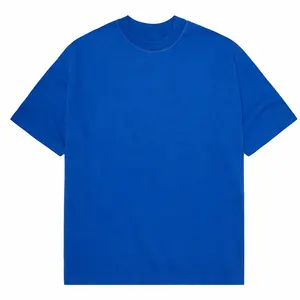 2023 Novo Design OEM Preço de Fábrica Camisetas Personalizadas 100% Algodão Impressão Do Logotipo Personalizado preto plain oversized t shirt para homens