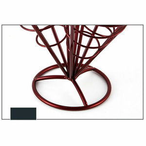 Soporte de cono de helado rojo vibrante Metal resistente Perfecto para fiestas de cumpleaños y exhibiciones de mesa de boda Soporte de postre ideal - Product Image 3