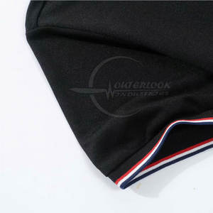 Prix de gros 100% coton pour hommes pour T-shirts polo Respirant avec séchage rapide et manches courtes OEM Logo personnalisé Motif solide - Product Image 4