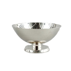 Bol à champagne en métal poli argenté forme ronde refroidisseur de vin pour bière boisson gazeuse utilisation de barware de fête écologique - Product Image 4