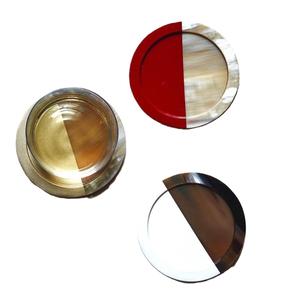 Posavasos de cuerno de búfalo de alta calidad para accesorios de comedor de lujo Posavasos únicos de cuerno de búfalo para personalización de protección de mesa - Product Image 3