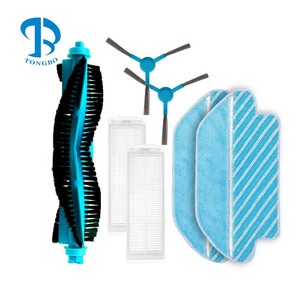 Cepillo principal cepillo lateral filtro Hepa paño de mopa Kit de repuesto apto para Cecotec <span class=keywords><strong>Conga</strong></span> 3290 <span class=keywords><strong>3490</strong></span> 3690 3890 piezas de aspiradora robótica - Product Image 1