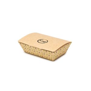 Recycled White Cardboard Gift <b>Box</b> 6.5x10x4 cm with Glossy Lamination and Spot UV - Product Image 4