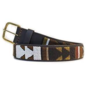 Handmade Seed Beads and Leather Embroidery <b>Belts</b> Customizable Designs for Fashion <b>Accessories</b> Handcrafted Seed Beaded <b>Belt</b> - Product Image 6