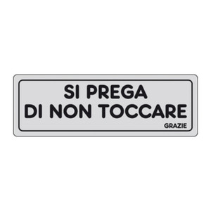 Etiqueta Adhesiva 150x50 con la Frase 'No Tocar' - Product Image 1