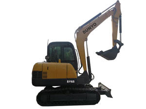 Mini-excavatrice SY65 25 CV avec moteur Perkins à couple élevé, boîte de vitesses, charge maximale de 5000 kg pour utilisation agricole - Product Image 3