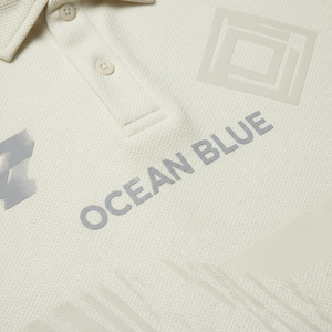 Minimalist Soccer Wear Kit Recycled Ocean Plastic Mesh Tonal Jacquard <b>Silver</b> Reflective Piping Tailored Collar - Product Image 2