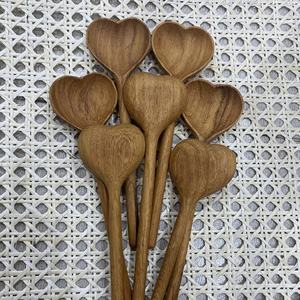 Vietnam Acacia Wood Cooking Flatware Kitchen Utensils <b>Spoon</b> for Wood Spatulas Cookware Cooking with Custom Shape and logo Home - Product Image 1