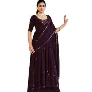 Traje pakistaní de fiesta para mujer, con bordados, de secado rápido, para todas las estaciones, al por mayor - Product Image 1