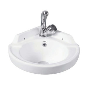 การปรับแต่งที่เป็นไปได้สำหรับสุขภัณฑ์แขวนผนังที่ได้รับการรับรอง ISO อ่างล้างหน้าเซรามิกสีขาวสำหรับใช้ในห้องน้ำในราคาพิเศษ - Product Image 1