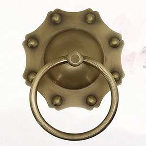 Aldaba de puerta con recubrimiento de polvo negro tallado a mano creativo, manija de puerta sólida de latón de Metal con acabado mate, aldaba de puerta decorativa - Product Image 2