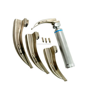 Juego de hojas de laringoscopio Macintosh, mango mediano, 3 hojas (tamaños 0-4), manual, certificado CE, para clínica y hospital, WORLD PRECISION SURGICAL - Product Image 3