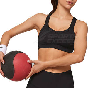 Soutien-gorge de sport pour femme, dernier style, couleur personnalisée, logo sur le devant, qualité supérieure, maintien élevé, tissu doux et respirant - Product Image 1