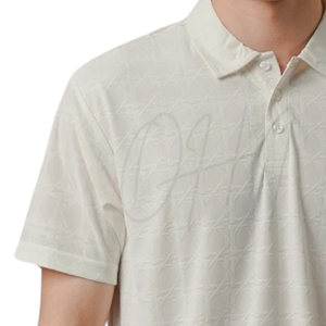 เสื้อยืดคอวีพรีเมียมสำหรับผู้ชาย สวมใส่สบาย ระบายอากาศได้ดี แขนสั้น ทรงหลวม เหมาะสำหรับกอล์ฟ เป็นมิตรกับสิ่งแวดล้อม แห้งเร็ว รับสกรีนโลโก้ 100% - Product Image 6