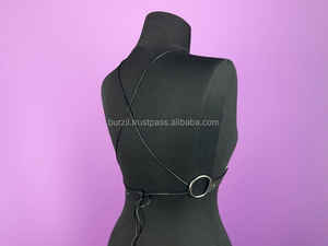 Harnais en cuir tour de cou réglable boucles de ceinture accessoire cadeau pour sa LWH-0035 - Product Image 6