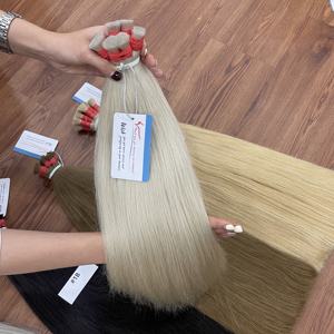 Offre Spéciale 2025! Extensions de cheveux Remy droites naturelles de haute qualité Styles de beauté longue durée blond vietnamien en vrac/paquet - Product Image 1