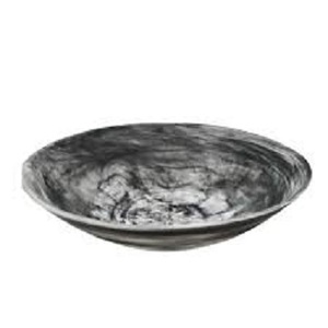 Ensaladera de fruta de resina redonda moderna de alta calidad, cuenco de servicio ecológico en rojo para fiestas, precio adecuado - Product Image 2