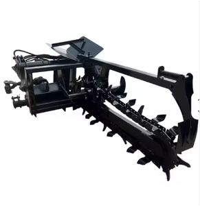 Trancheuse à chaîne professionnelle robuste pour installation rapide de canalisations de drainage, moteur haute puissance, garantie 4 ans - Product Image 2