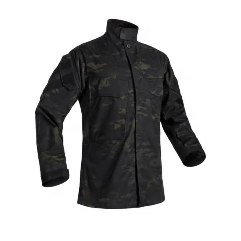 Tactical Uniform Camouflage Shirt Men Polyester