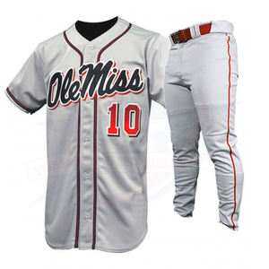 Ensemble d'uniformes de baseball Uniforme de baseball pour hommes Softball Sportswear Uniformes de haute qualité - Product Image 1