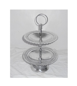 Soporte de pastel de aluminio hecho a mano tamaño personalizado cuadrado más vendido soporte de pastel de aluminio para bajo precio artesanía de la India - Product Image 6