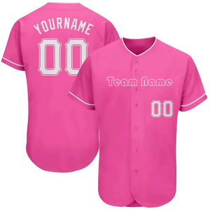 Camiseta de béisbol transpirable personalizable de verano 2025 para hombres OEM moda manga corta de talla grande sublimada sin costuras - Product Image 4