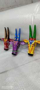 In Big & Small Sized Hand Painted and Hand Made <b>Wooden</b> Cows Head Ideal for Resale for Home Decoration Stores - Product Image 4