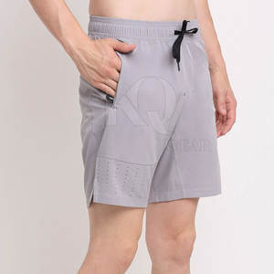 Shorts confortables pour hommes 100% coton, style décontracté, uni, athlétique, tissu à séchage rapide, tenue de sport pour l'entraînement, la course à pied et la remise en forme - Product Image 2
