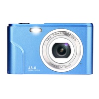 Cámara DE VIDEO 4K HD 48MP 16X Zoom digital, enfoque automático, cámara web portátil compatible, ideal para niños/principiantes