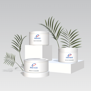 ขวดครีมเครื่องสำอางแบบฝาปิดทำจากพลาสติก PET ขนาด80มล. 100มล. 200มล. 250มล. กล่องใส่เนยสำหรับดูแลเส้นผมขนาด50กรัม - Product Image 6