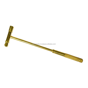 Marteau en laiton interchangeable avec têtes en nylon et fibre Maillet polyvalent robuste - Product Image 1