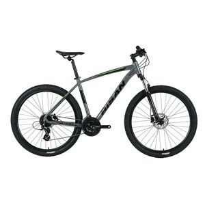 Bİsan MTX ขอบ27.5 7300 HD เบรค19cm โครงจักรยานสีเทา-เขียว