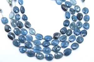 Musgo aguamarina facetado forma ovalada cuentas naturales hechas a mano 10 ''fabricación de joyas cuentas tamaño 10X14MM a 11X14MM aprox. - Product Image 2