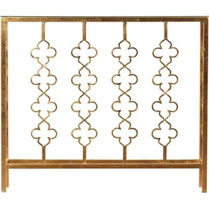 Tables basses en fer métallique et console Tables à plusieurs niveaux avec revêtement en or Encadré de dessus en métal Table élégante pour usage domestique d'hôtel - Product Image 6