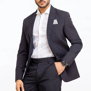 Costume homme 3 pièces slim fit 2025, veste blazer à deux boutons avec gilet et pantalon, smoking pour soirée mariage, taille XL - Product Image 5