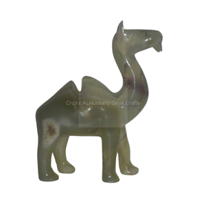 Statue de figurine de dauphin onyx sophistiquée pour décor de bureau à domicile Technique de sculpture sur marbre personnalisée ajoute une touche royale - Product Image 2