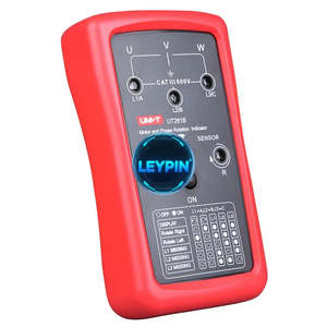 UNI-T UT261B Comprobador de Secuencia de Fase de Voltaje CA, Instrumento de Dirección de Motor, Indicador de Pérdida de Fase, Producto Lexso, Comprobador de Transformadores - Product Image 1