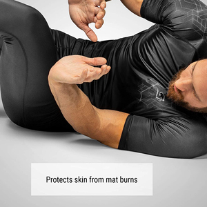 Wholesale Blank Oem Surf Printed <b>Compression</b> <b>Shirt</b> Short Sleeve Mma Jiu Jitsu Logo Uv Custom Rashguards Bjj Rash Guard for Men - Product Image 2