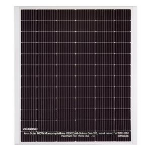 Panneau solaire monocristallin PERC Aton Solar 405W à demi-cellules, cellules de 210 mm, certifié TUV, avec cadre en aluminium pour usage domestique - Product Image 2