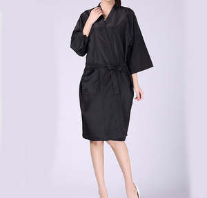 เสื้อคลุมสำหรับช่างทำผมชุดลูกค้าแบบกันน้ำเสื้อคลุมโลโก้แบบกำหนดเองได้ - Product Image 5