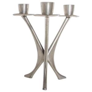 <b>Large</b> aluminum <b>candle</b> holder with premium antique style and fine craftsmanship for stunning wedding table decoration - Product Image 1