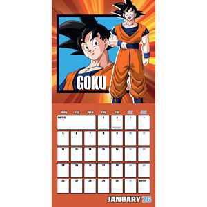 Calendrier de bureau 2026 Dragon Ball Z en bois et papier, horloge murale et de table, impression de calendrier pour affichage au bureau - Product Image 1